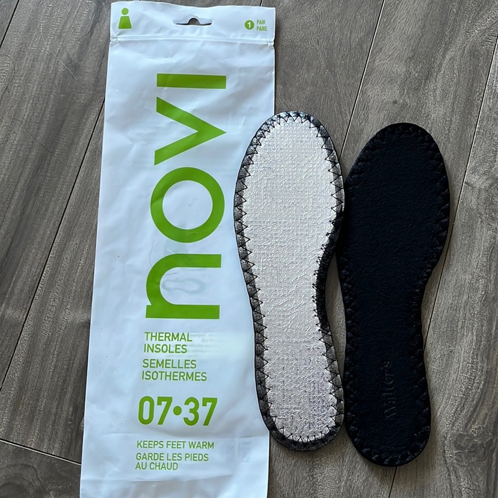 Novi thermal insoles ladies size 7
